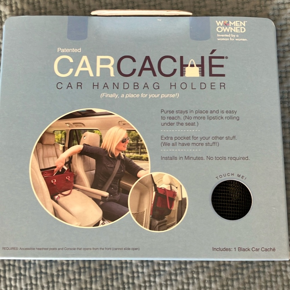 Black Car Handbag Holder